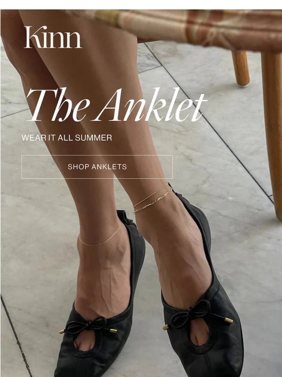 THE ANKLET EDIT—Summer's Must Have