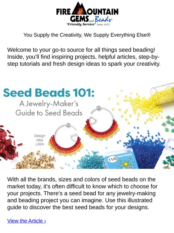 Seed Beading 101: Essential Resources for Beginners and Pros