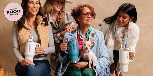Image of women and their Igloo Drinkware products