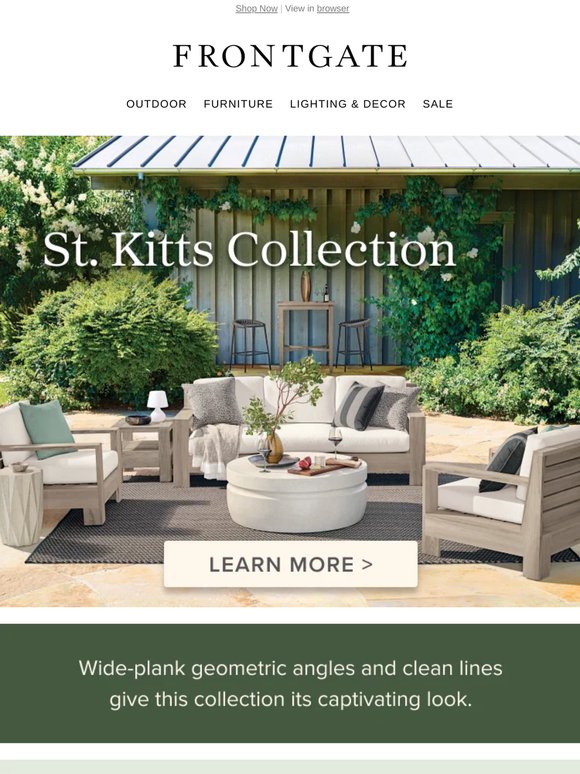 See what makes our St. Kitts Collection a customer favorite.