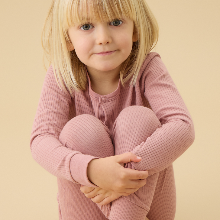 Ribbed Pyjamas - Rose