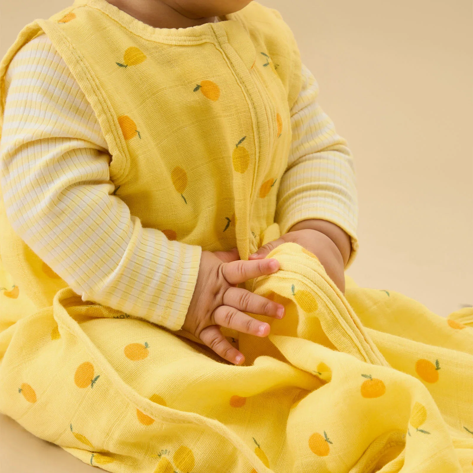 Image of Citrus Muslin Front Opening Sleeping Bag