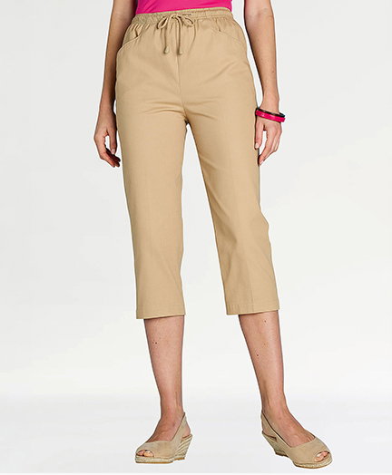 Women's Cotton Crop Trouser