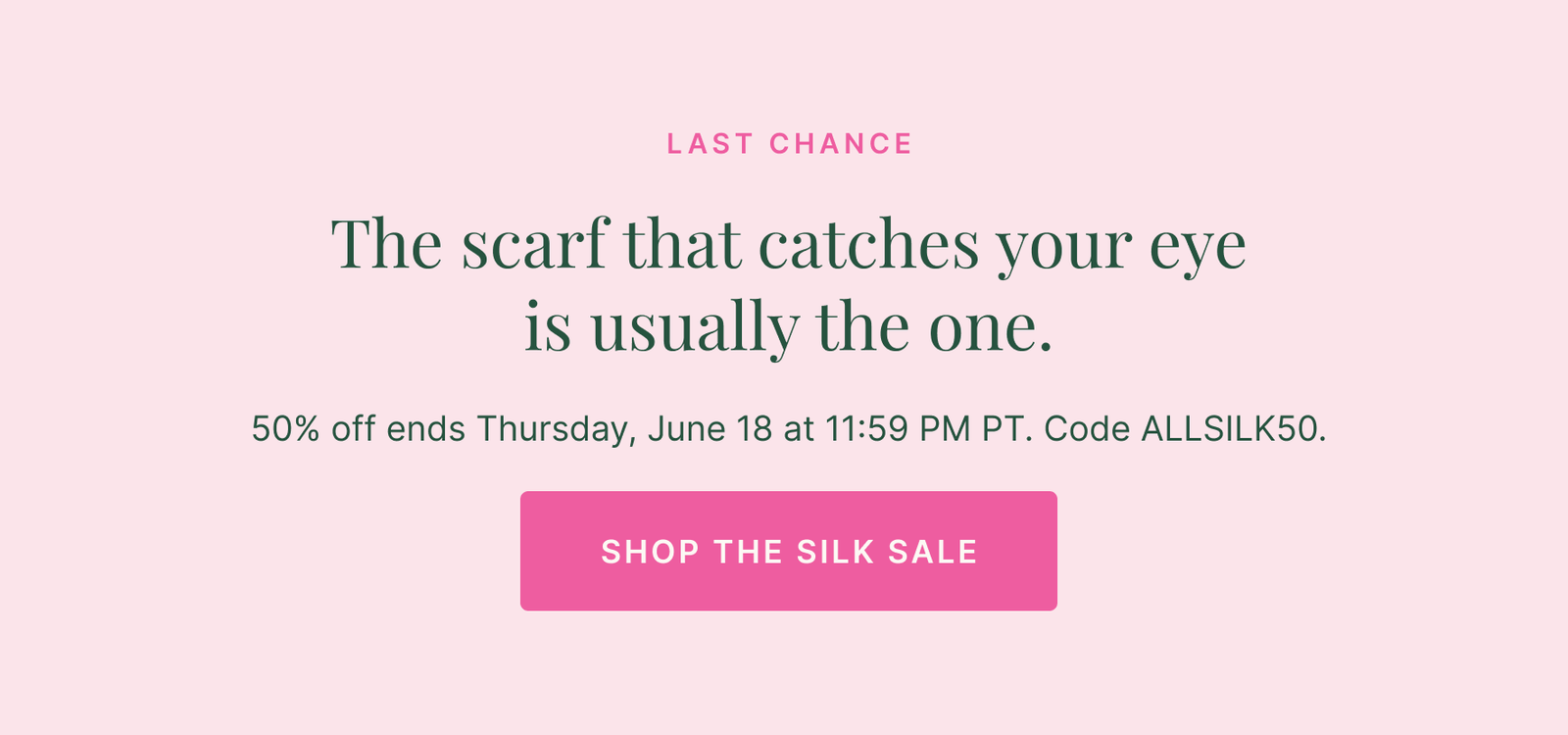 ALL silk sale
