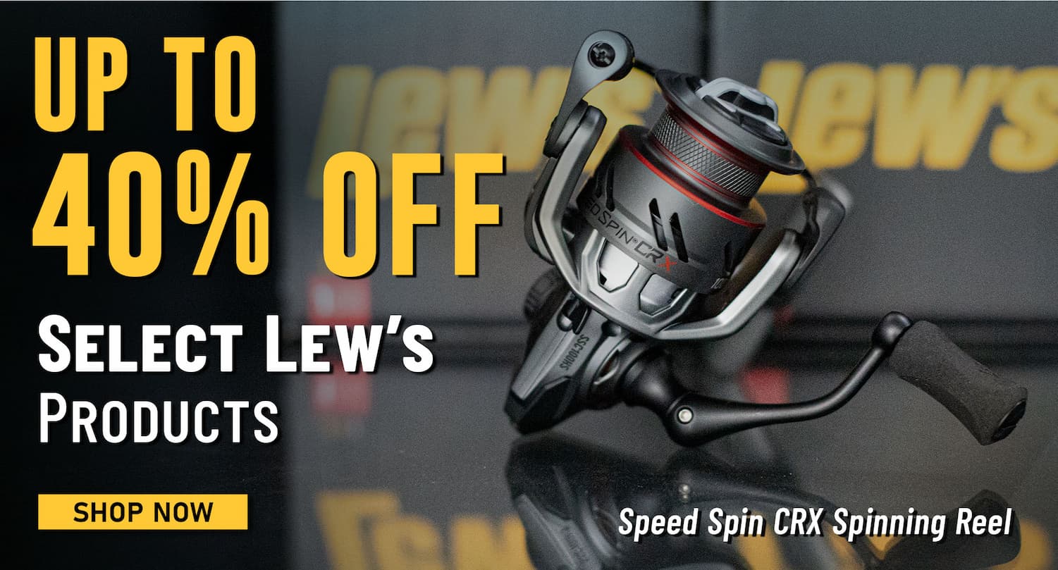 Up to 40% Off Select Lew's Products Speed Spin CRX Spinning Reel Shop Now