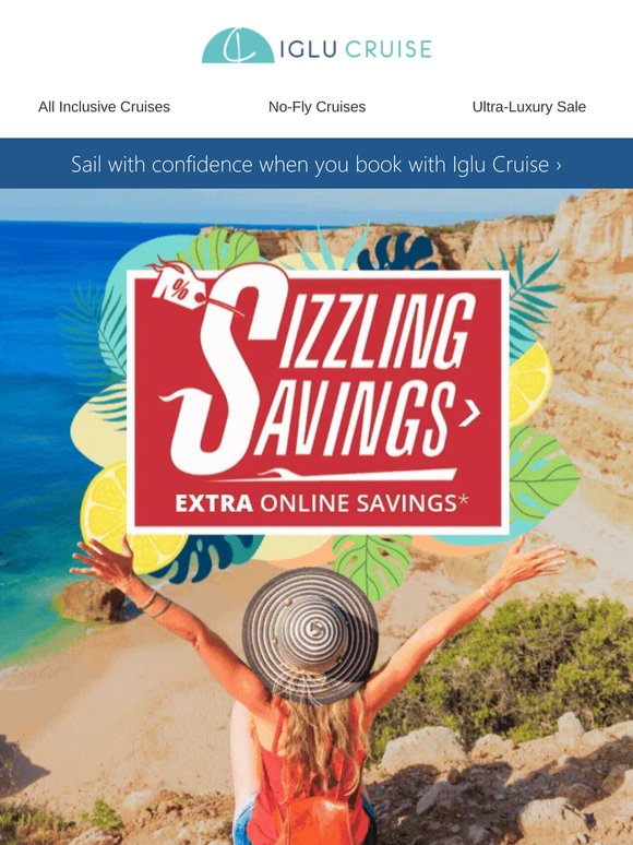 Sizzling Savings | Save BIG this weekend 🛳️