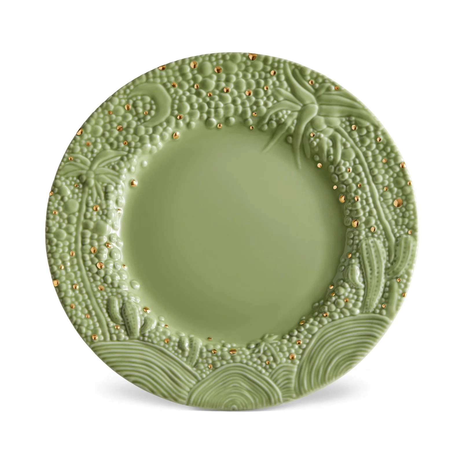 Image of Haas Mojave Desert Charger - Matcha + Gold