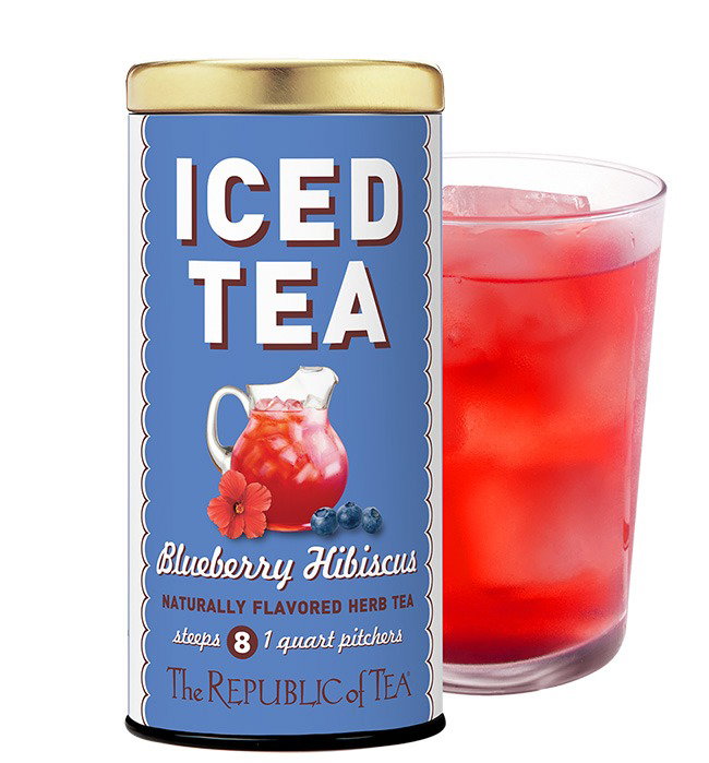 Blueberry Hibiscus Iced Tea