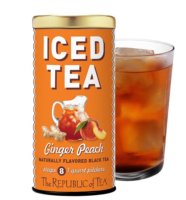 Ginger Peach Black Large Iced Tea Pouches