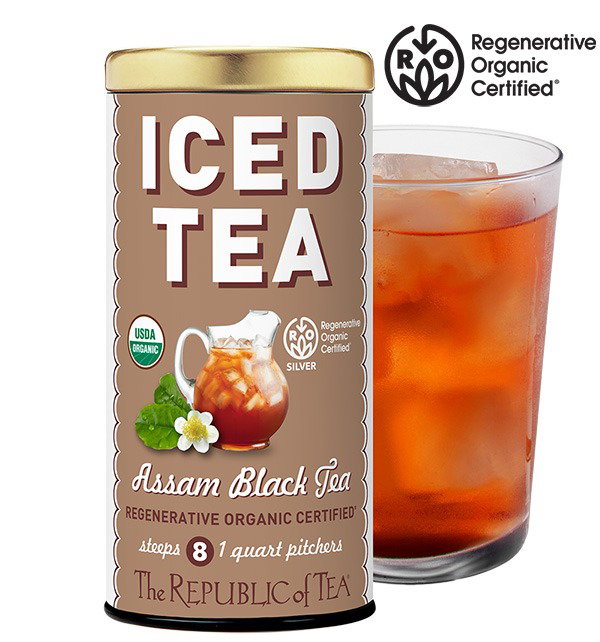 Regenerative Organic Certified® Assam Black Iced Tea Pouches