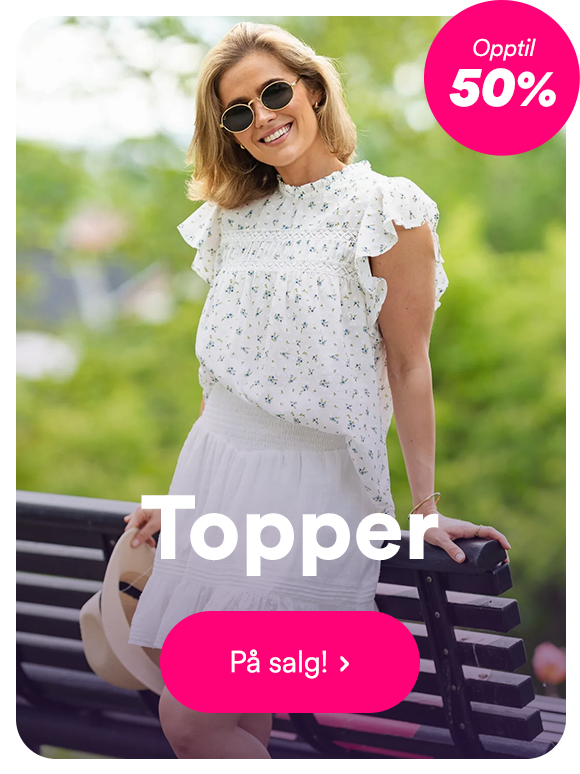 Shop t-skjorter og topper på salg!