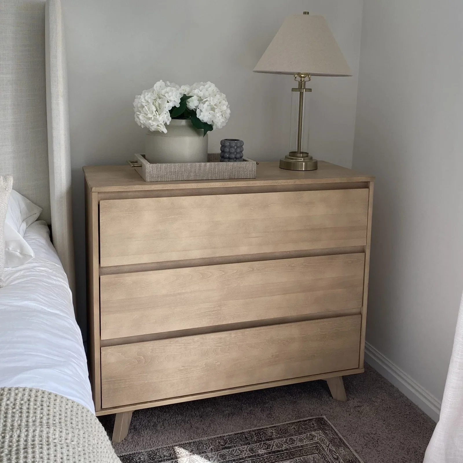Image of Modern 3-Drawer Dresser