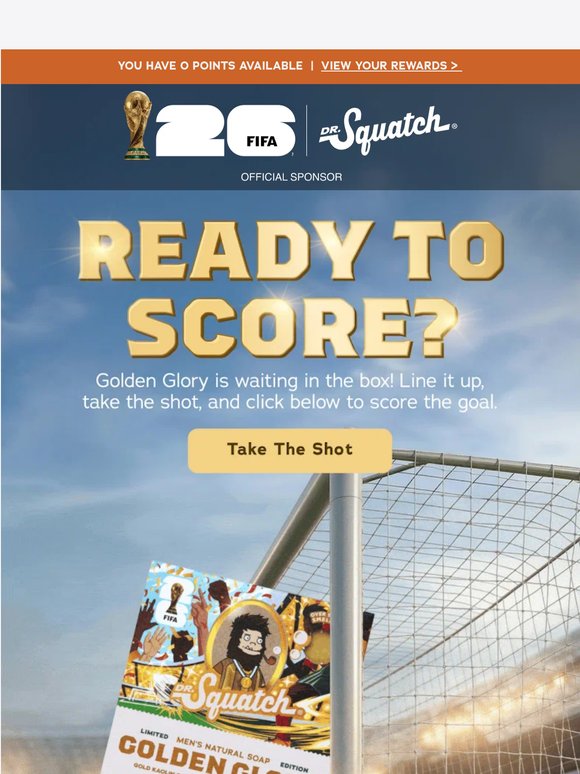 The goal's WIDE OPEN