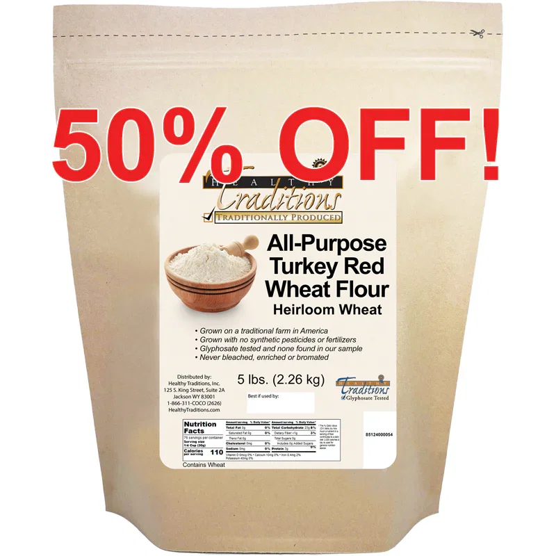Image of All-Purpose Turkey Red Wheat Flour - 5 lb. Bag