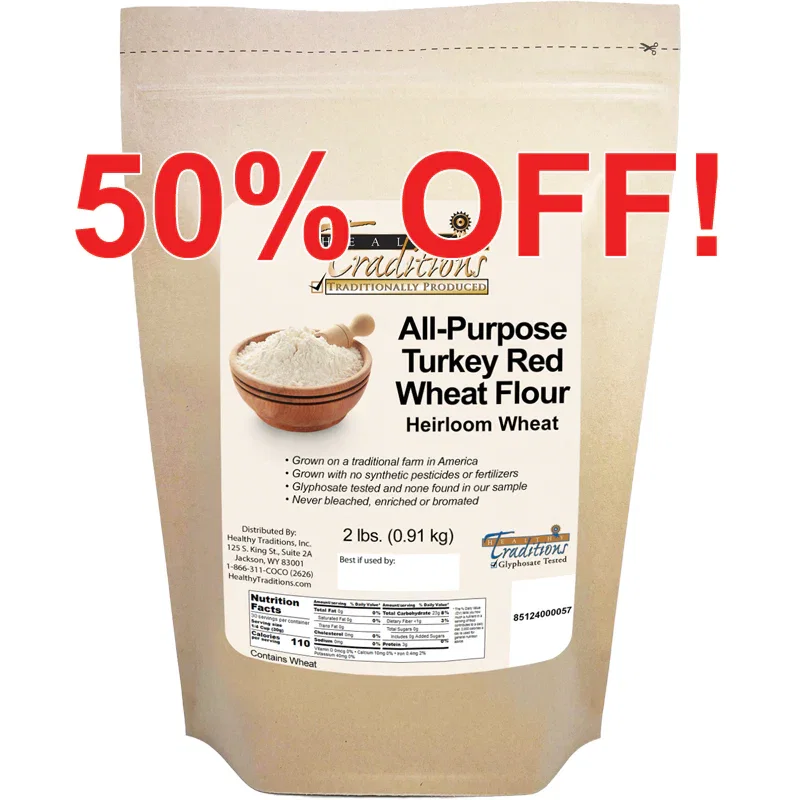 Image of All-Purpose Turkey Red Wheat Flour - 2 lb. Bag