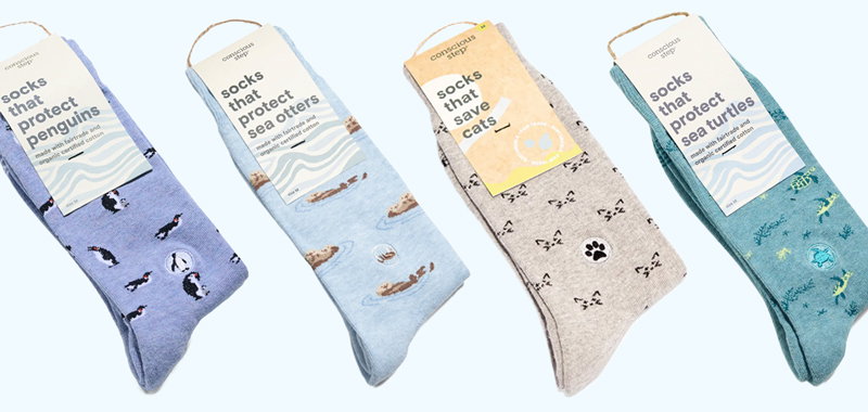 Fun, sustainable patterns featuring marine life, birds, and land animals