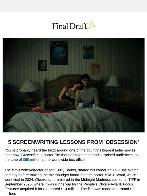 5 Lessons from the Indie Hit 'Obsession'