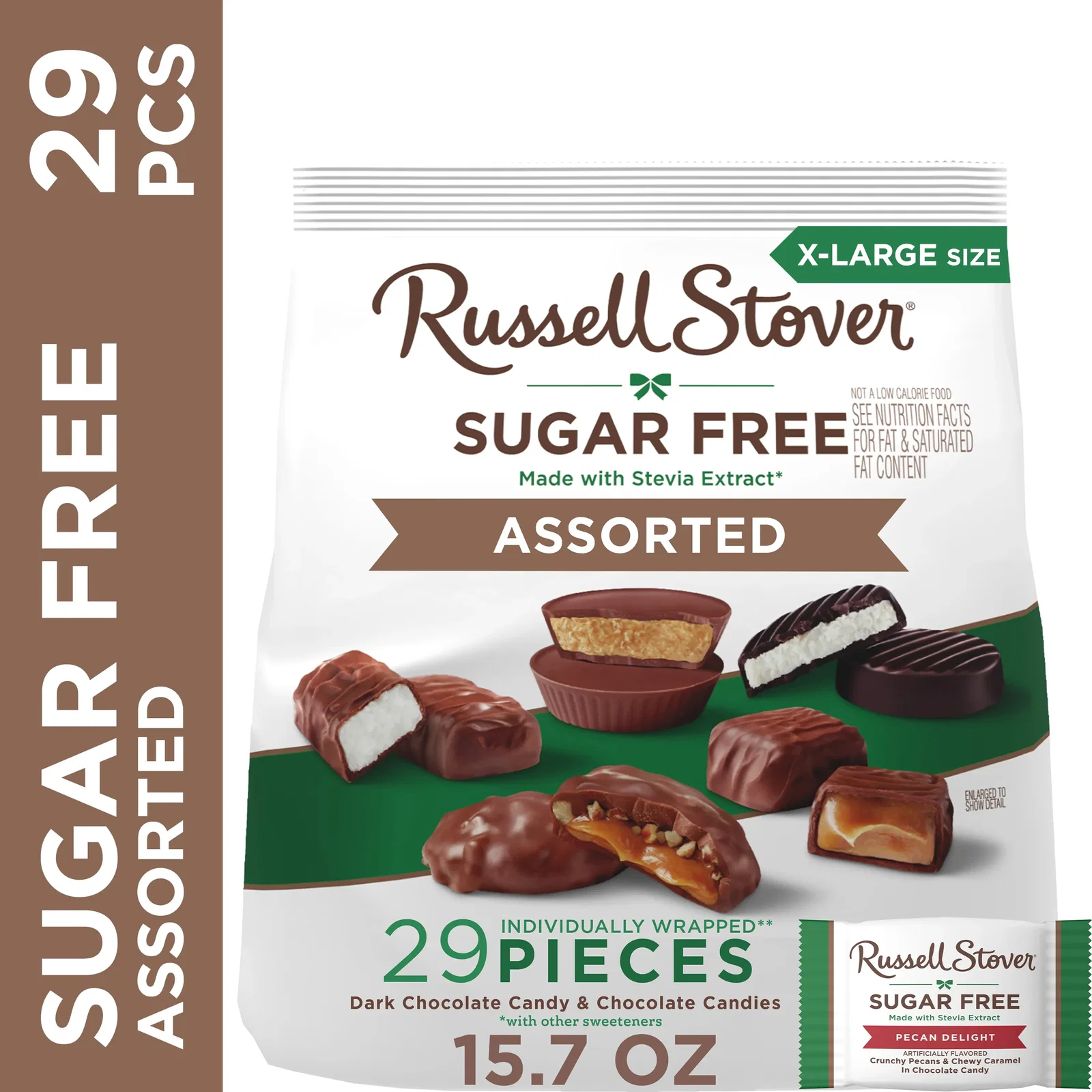 Sugar Free Assorted Chocolate Candy, 15.7 Oz. Bag