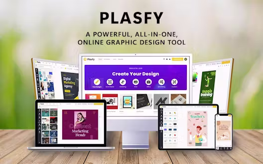 Plasfy – All-In-One Online Graphic Design Tool | Lifetime Access