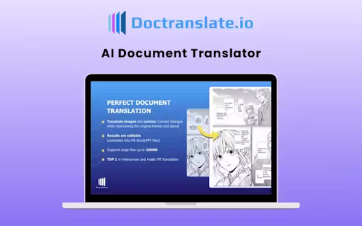 Doctranslate – AI Document Translator | Annual Access