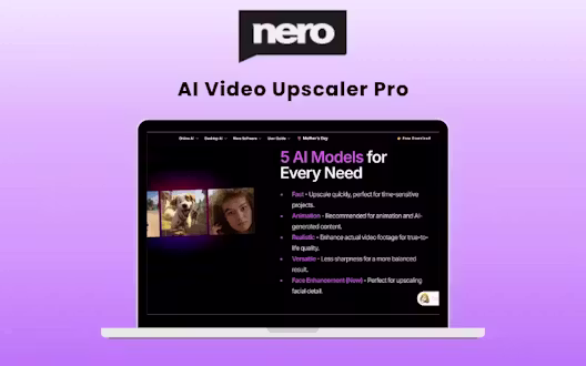 Nero – AI Video Upscaler Pro | Lifetime Access