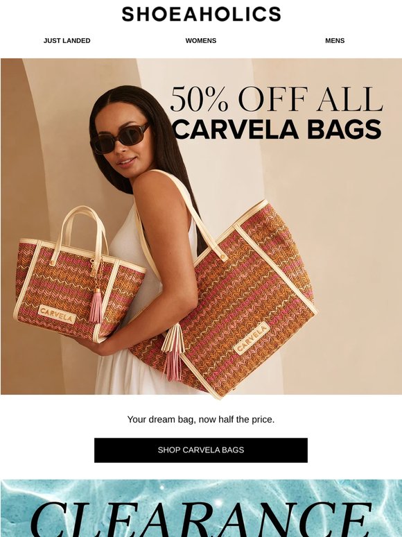 50% Off ALL Carvela Bags ​​👜