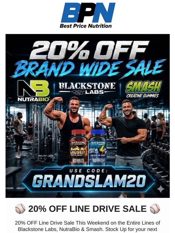 20% OFF Prohormones
