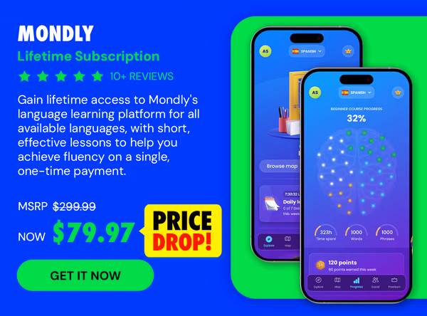 Mondly: Lifetime Subscription (All Languages)