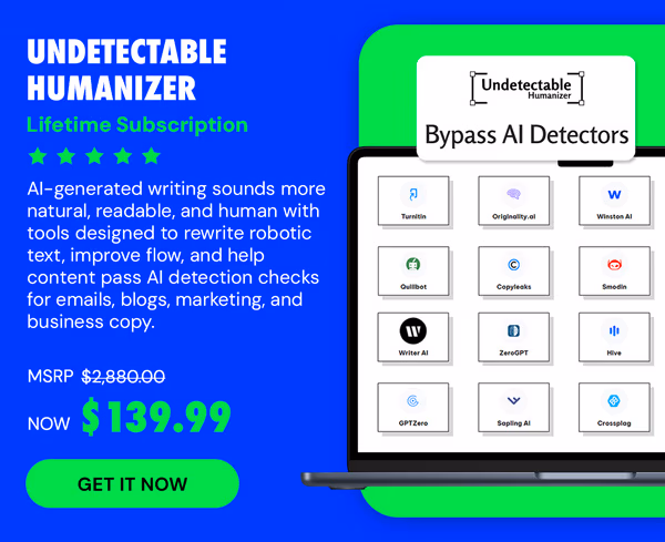 Undetectable Humanizer: Lifetime Subscription (Pro Plan)