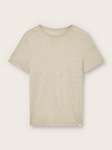 Men's Linen T-shirt in Beige 