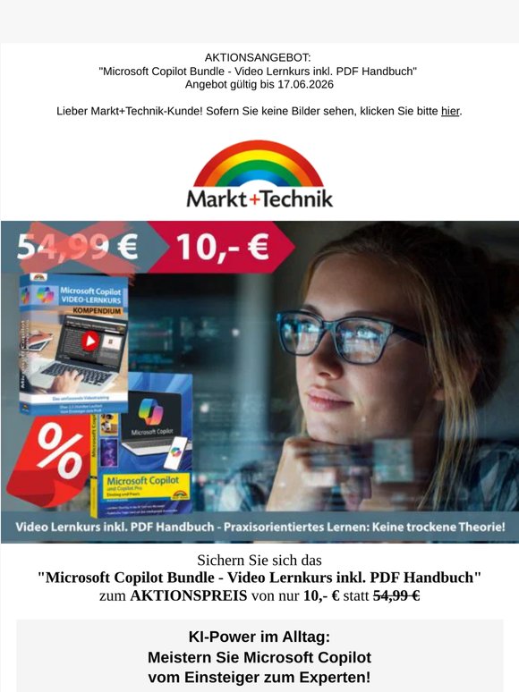 Nur 10,- €  🚀 Das große Microsoft Copilot Bundle - Video Lernkurs inkl. PDF Handbuch