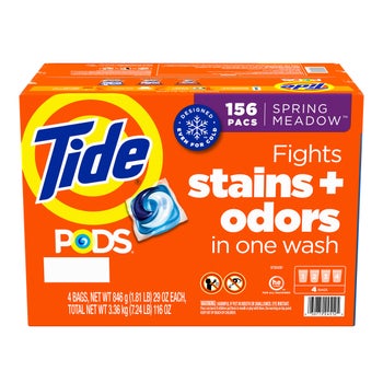 Tide Pods Laundry Detergent Pods, Spring Meadow, 156-Count