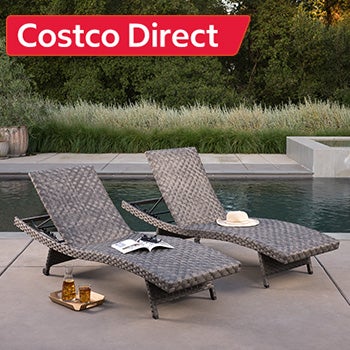 SunVilla Julia Woven Chaise Lounge 2-pack