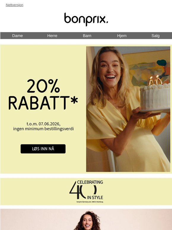 Siste sjanse i dag: 20% rabatt på ALT 🥳