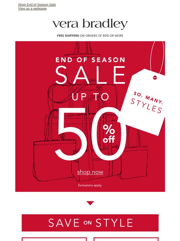 Don't miss our End of Season Sale!