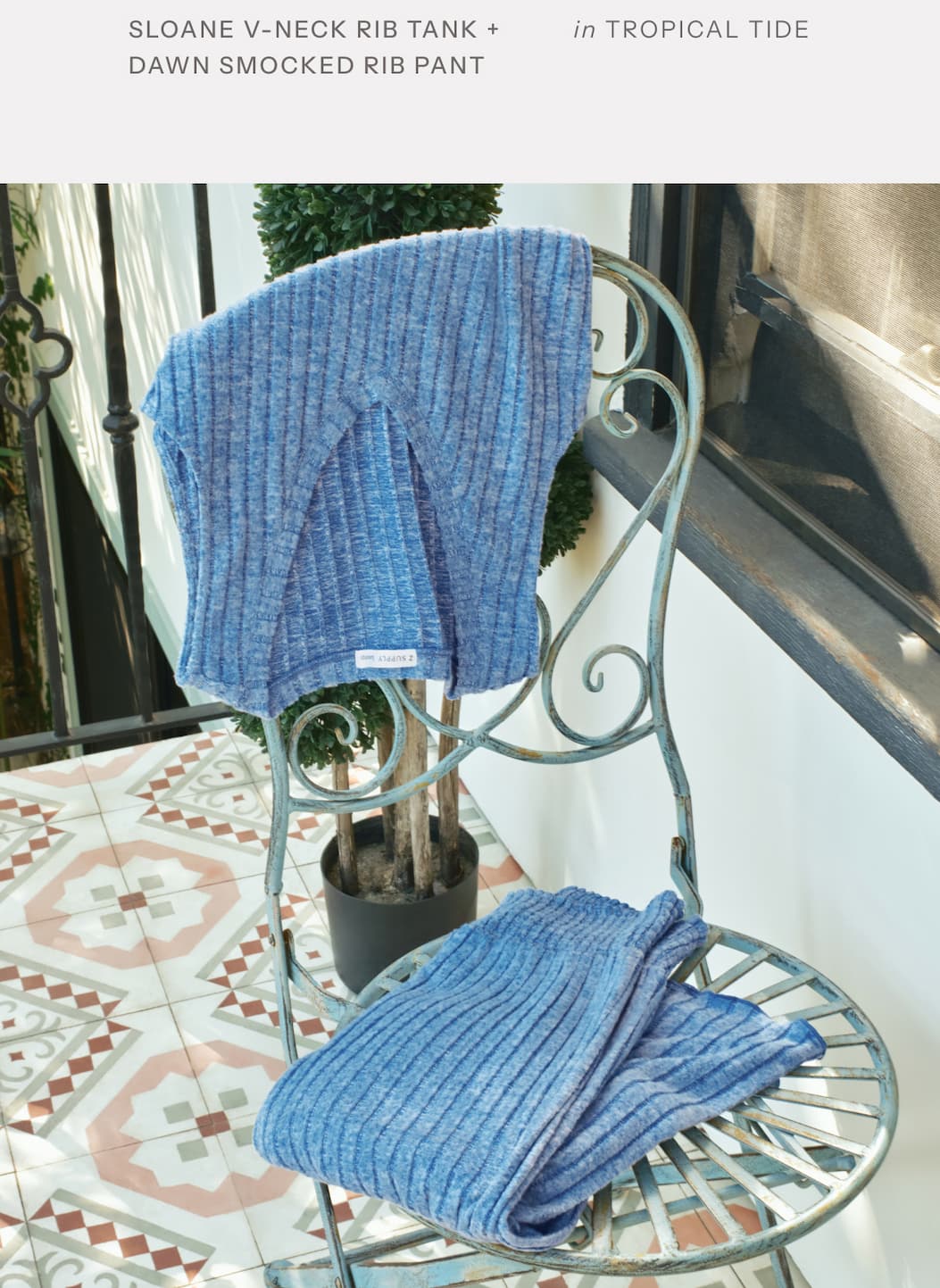 Shop The Dawn & Sloane Set In Tropical Tide