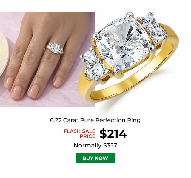 6 22 Carat Pure Perfection Ring Gold Clad