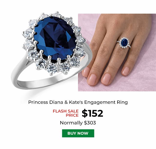 Princess Dianas Royal Ring Platinum Clad