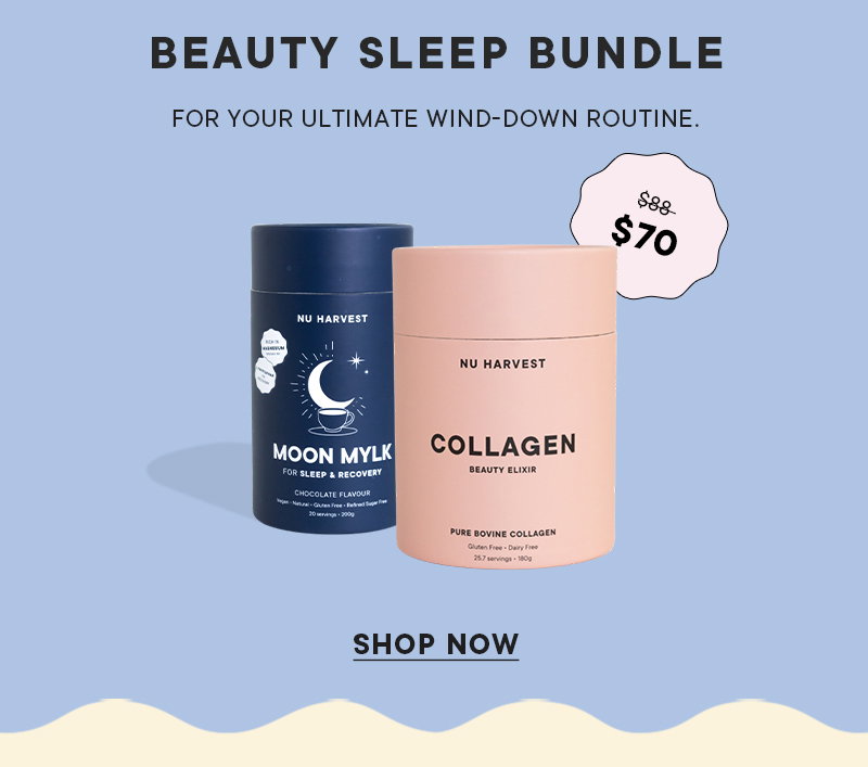 BEAUTY SLEEP BUNDLE For your ultimate wind-down routine.