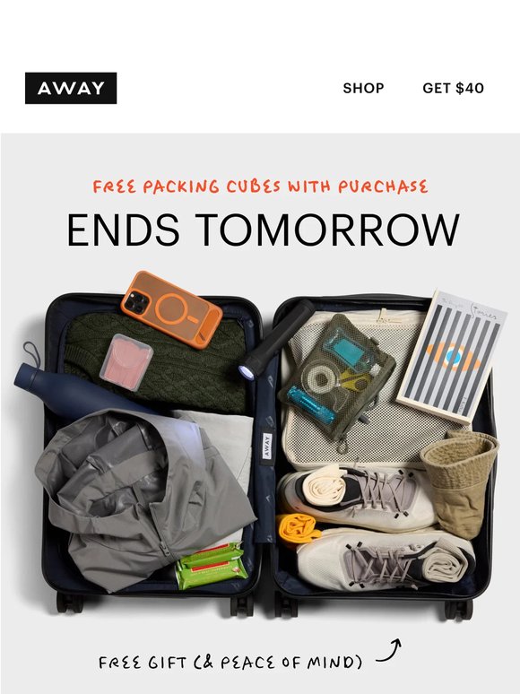 Ends tomorrow: free gift with purchase 🔥