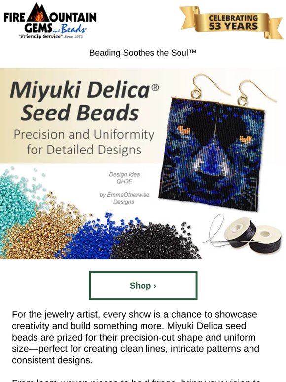 Miyuki Delica: Precision BEADS, Stunning Designs