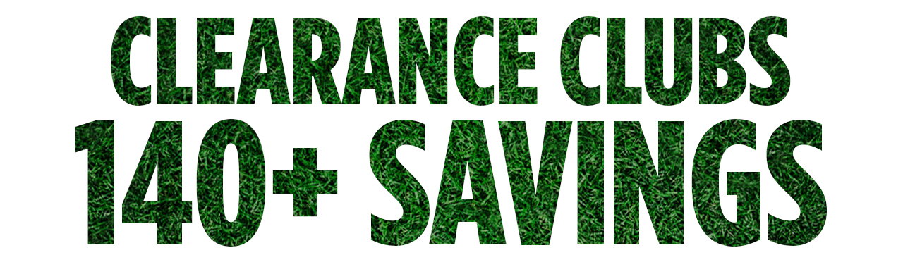 Clearance Golf Clubs