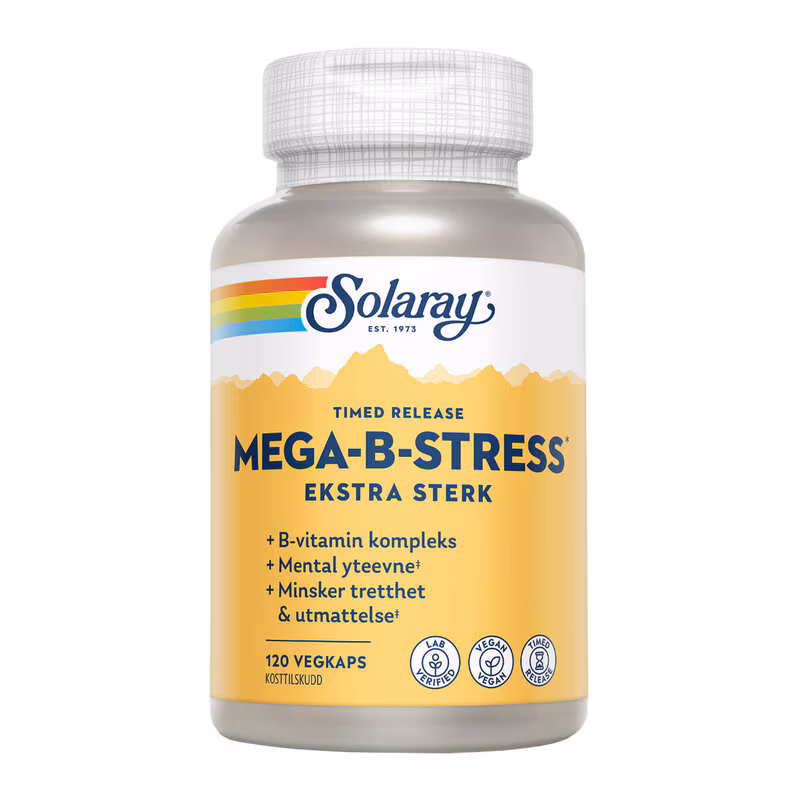 Solaray Mega B-Stress Ekstra Sterk