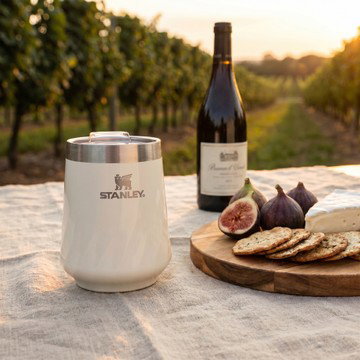 Stanley 11 oz Stainless Steel Swirl Wine Tumbler Gloss - 2 Colors
