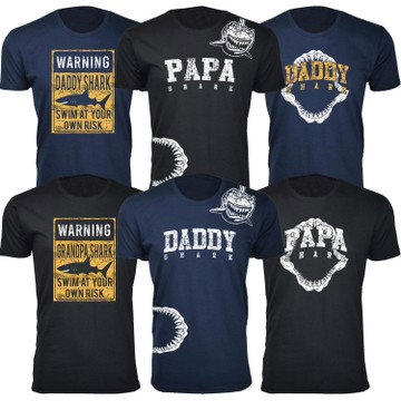 Men's Daddy Shark T-Shirts