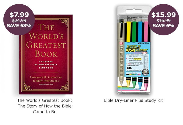 The World's Greatest Book: The Story of How the Bible Came to Be | Bible Dry-Liner Plus Study Kit
