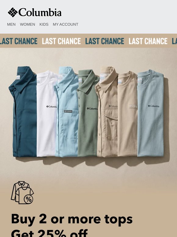 25% Off 2+ Tops—Ends Tonight ⏳