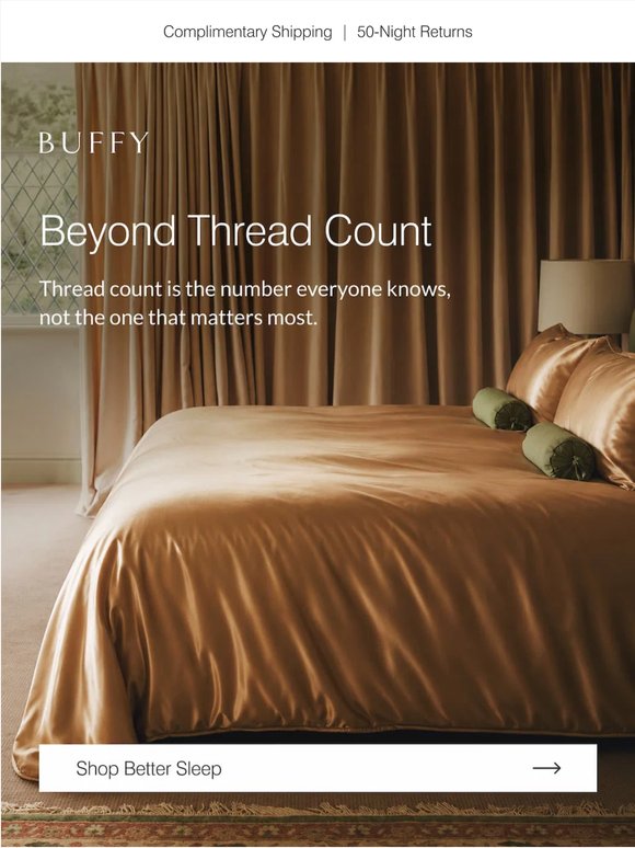 Forget thread count. This number matters more.