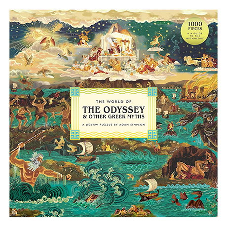 Cover of The World of the Odyssey & Other Greek Myths Jigsaw Puzzle. - Shop Now.