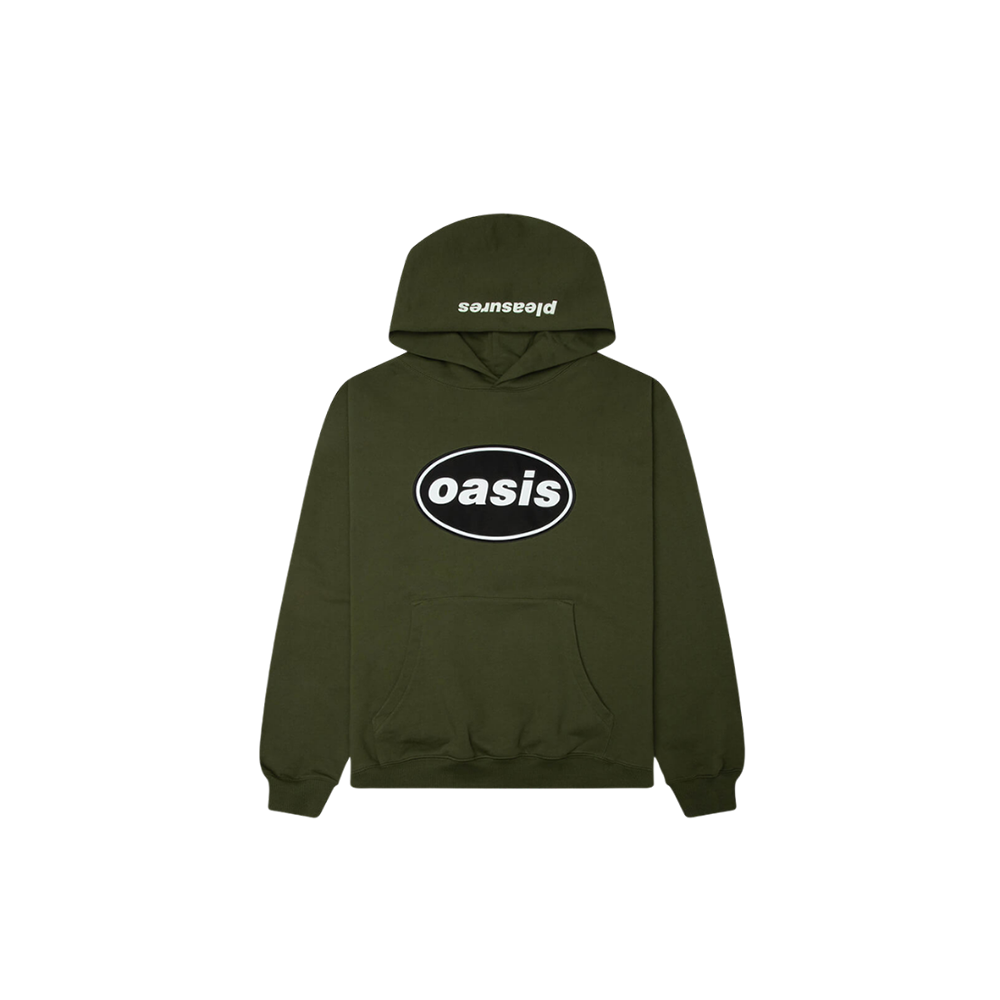 Pleasures x Oasis Knebworth Hoodie - Olive